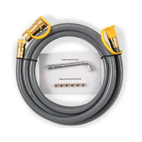 Blackstone 3/8 In. Dia. X 10 Ft. L Brass Quick Connect Natural Gas Conversion Kit