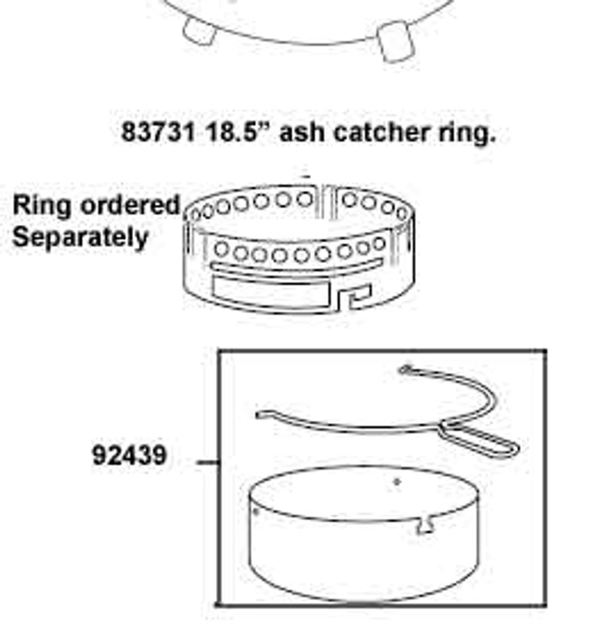 Weber 65131 High-Capacity Ash Catcher - 18" Kettles 4 Weber 65131 High-Capacity Ash Catcher - 18" Kettles - Image 2