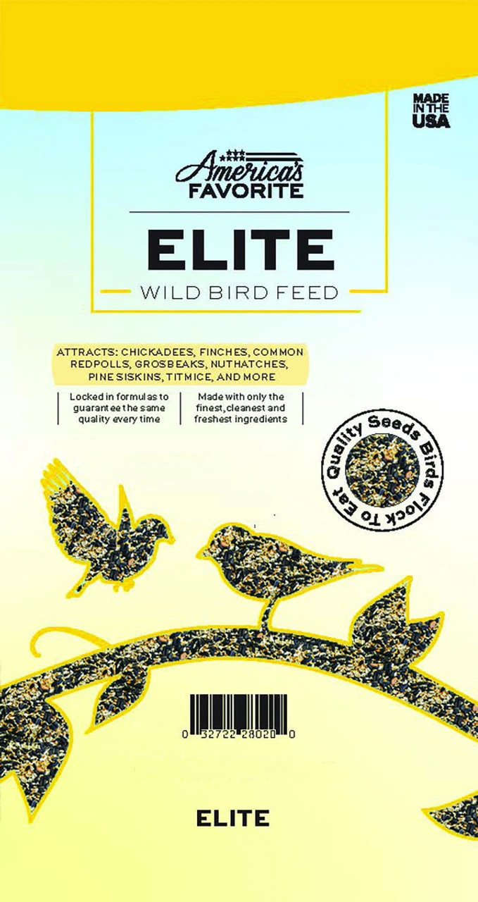 America's Favorite 20 # ELITE WILD BIRD FOOD 3 America's Favorite 20 # ELITE WILD BIRD FOOD