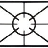 Fire Magic 3550 Cast Iron Grate For Single Side Burner -Grill Top Griddle Store 3550 43575.1726248614