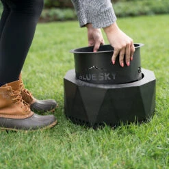 Steel Round Wood Pellet Fire Pit 7 Steel Round Wood Pellet Fire Pit -Grill Top Griddle Store 4004410 A V9.eps High 19671.1646861378