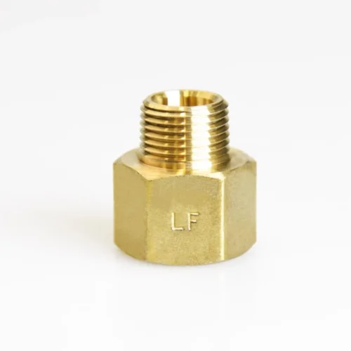 ATC 1/2 In. FPT 3/8 In. D MPT Brass Reducing Coupling
