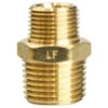 ATC 1/2 In. MPT 3/8 In. D MPT Brass Reducing Hex Nipple -Grill Top Griddle Store 4017490 A.eps High 26046.1729624520