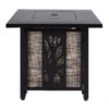 Living Accents 30 In. W Steel Square Propane Fire Pit -Grill Top Griddle Store 4026233 A.eps High 27207.1757633610