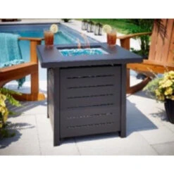 Living Accents 28" Steel Square Propane Fire Pit -Grill Top Griddle Store 4026234 A V4.eps High 84210.1757633390