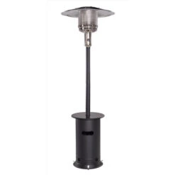 Living Accents 46000 BTU Propane Steel Freestanding Patio Heater 250 Sq Ft