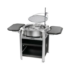 Breeo Stainless Steel Round Charcoal & Wood Fire Pit