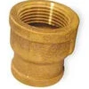 JMF 3/4 X 1/2 Red Brass Pipe Thread Reducing Coupling (38119-1208) -Grill Top Griddle Store 4092352 63380.1637606490