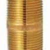 3/8 NPT X Close Red Brass Pipe Nipple (409944) -Grill Top Griddle Store 409944 from 464040 55330.1637606494