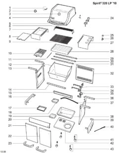 Weber 91379 Side Burner Assembly