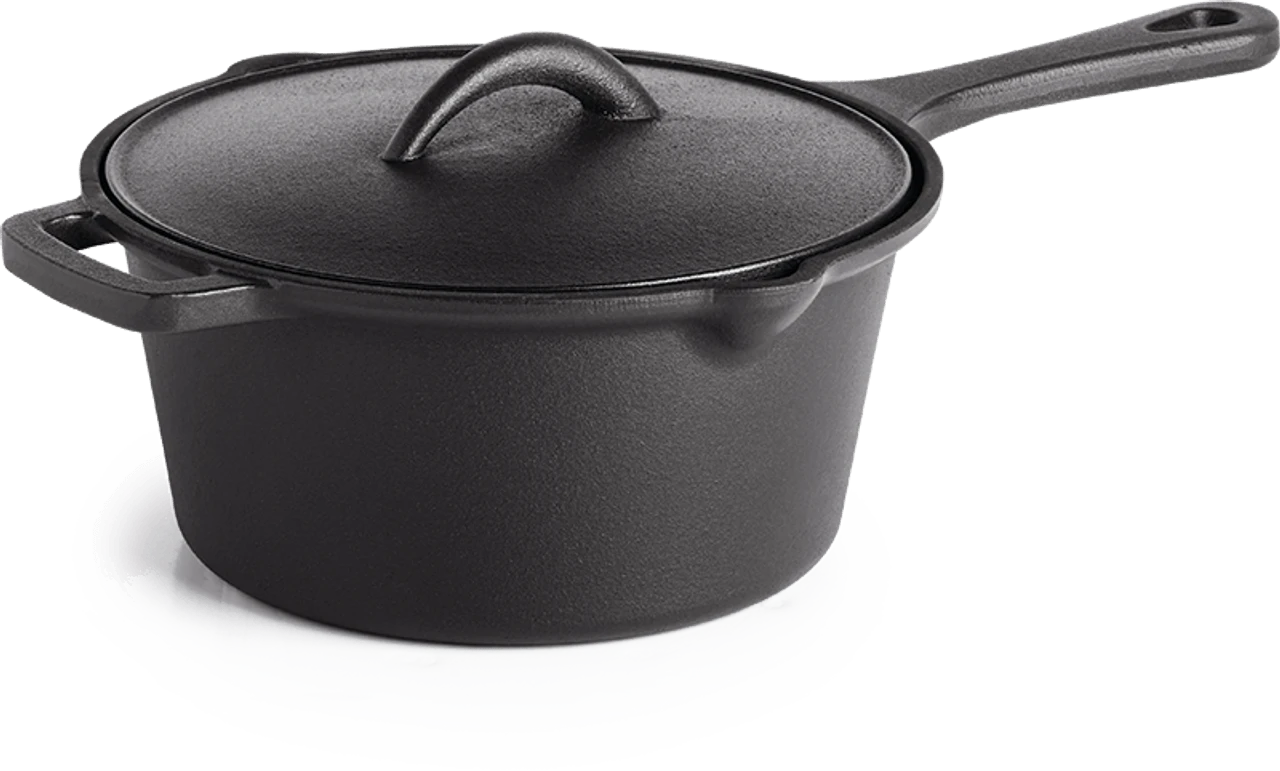 Napoleon 56051 - CAST IRON SAUCE PAN WITH LID 3 Napoleon 56051 - CAST IRON SAUCE PAN WITH LID