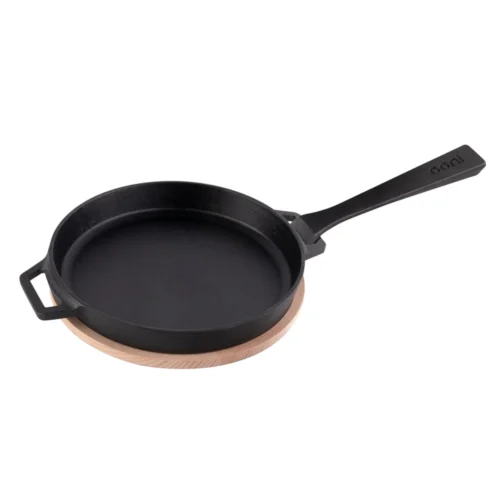 Ooni Grilling Skillet Iron And Wood