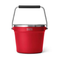 Yeti Coolers YETI Rambler 256 Oz Rescue Red Stainless Steel Beverage Bucket