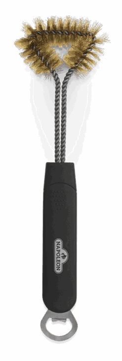 Napoleon 62012 Three Sided Grill Brush With Bottle Opener