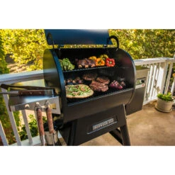 Traeger Ironwood 650 Wood Pellet WiFi Grill Black -Grill Top Griddle Store 6502 90381.1638848879