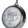 Lodge L8SKWLDR Wildlife Series-Whitetail Buck Cast Iron Skillet -Grill Top Griddle Store 6655724 A.eps High 21744.1649710133