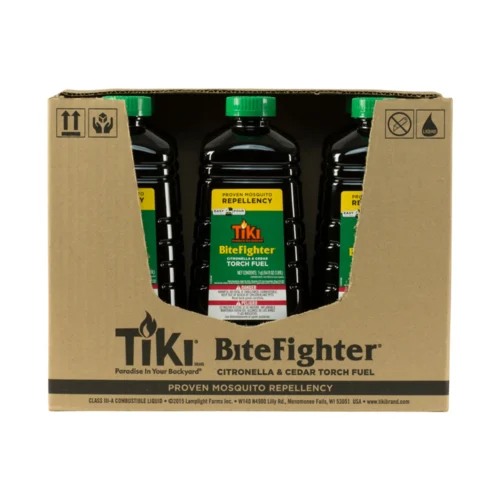 Tiki BiteFighter Citronella & Cedar Torch Fuel Green 64 Oz