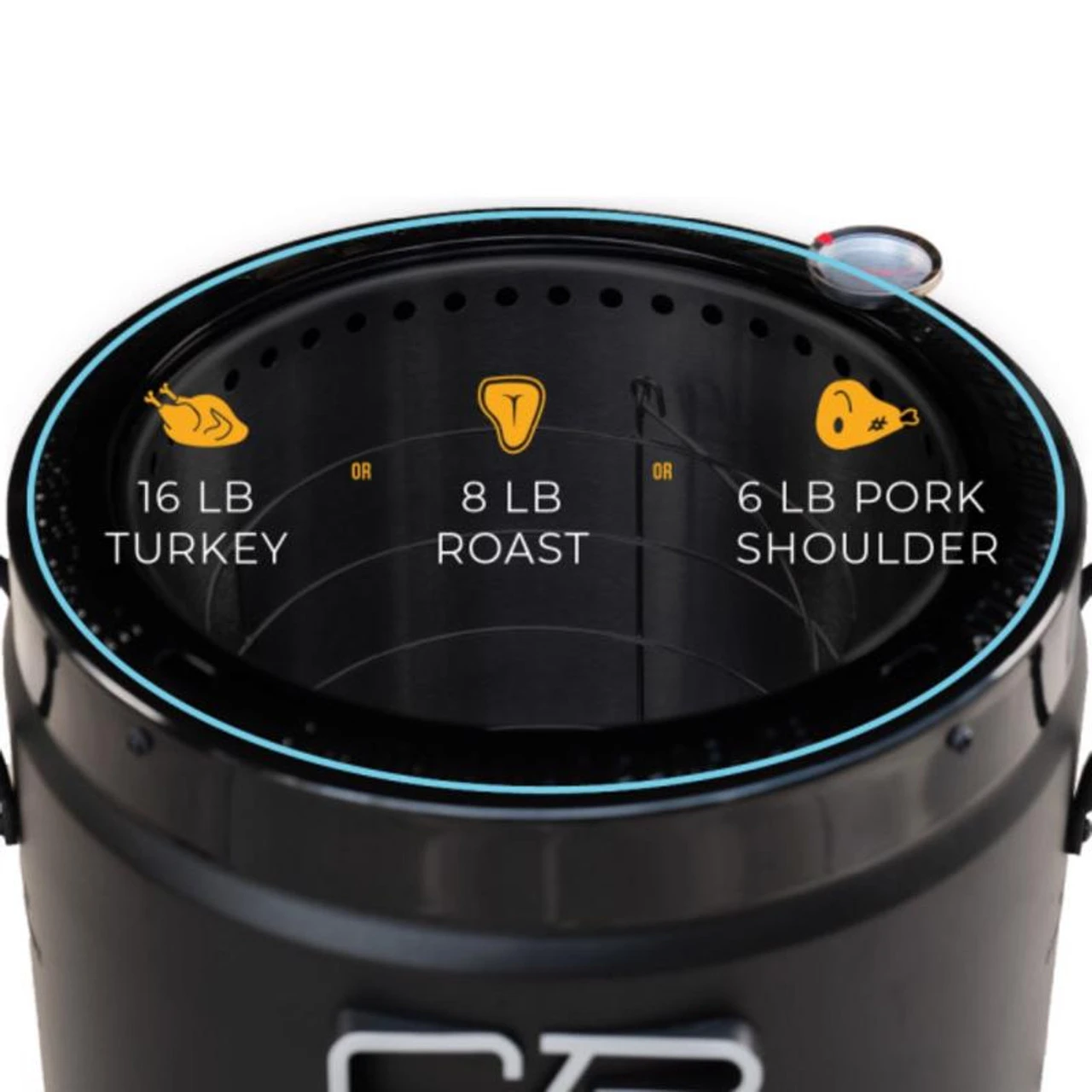 Char-Broil Big Easy 16000 BTU Stainless Steel Oil-less Turkey Fryer 16 Lb 5 Char-Broil Big Easy 16000 BTU Stainless Steel Oil-less Turkey Fryer 16 Lb - Image 3