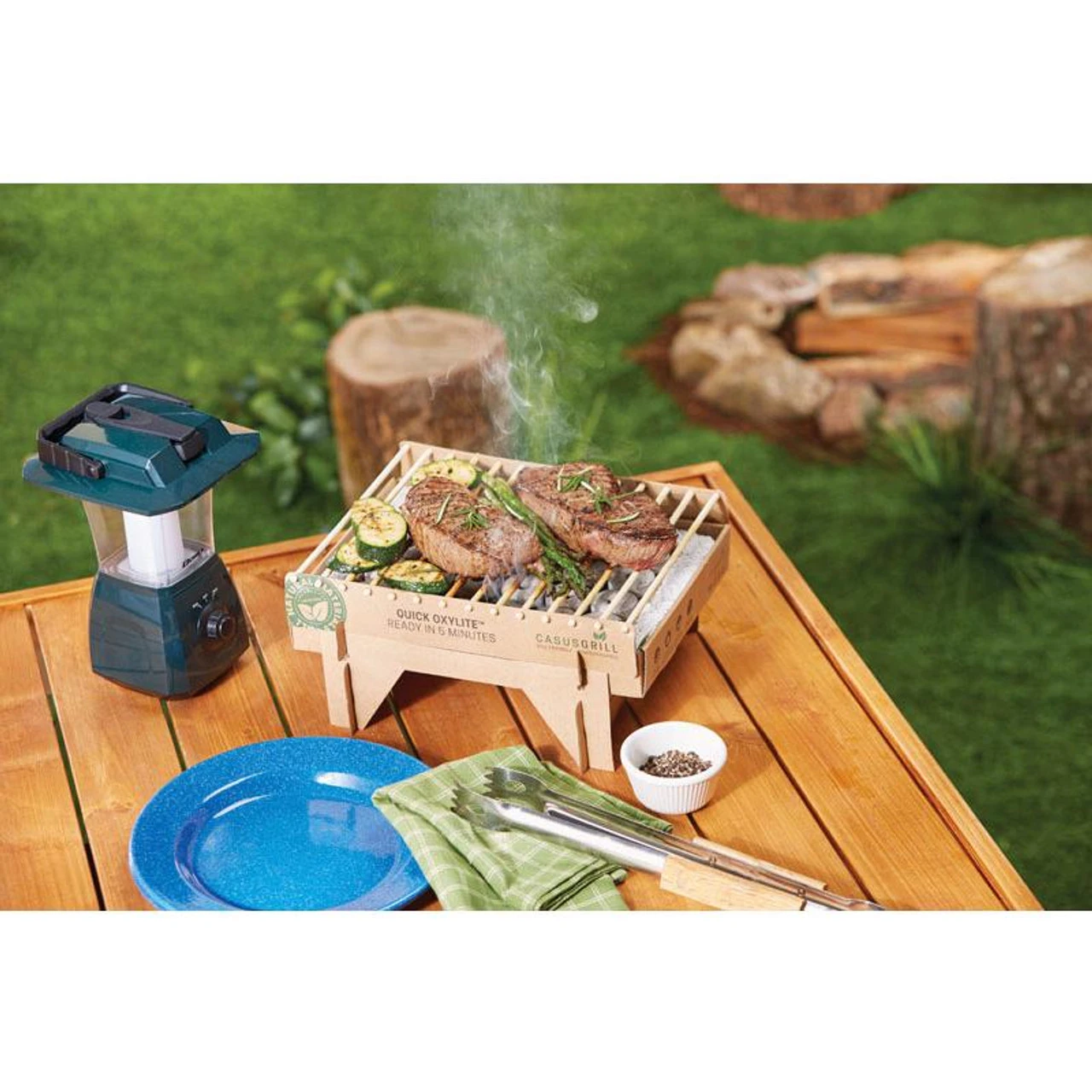 Casus Grill Charcoal Grill Brown 4 Casus Grill Charcoal Grill Brown - Image 2