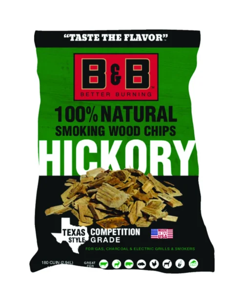 B&B Charcoal All Natural Hickory Wood Smoking Chips