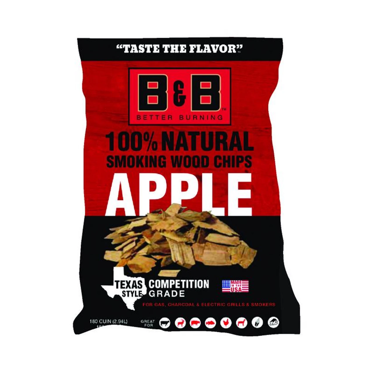 B&B Charcoal All Natural Apple Wood Smoking Chips 3 B&B Charcoal All Natural Apple Wood Smoking Chips