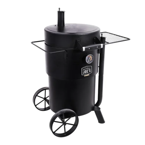Oklahoma Joes Bronco Charcoal Drum Smoker Black