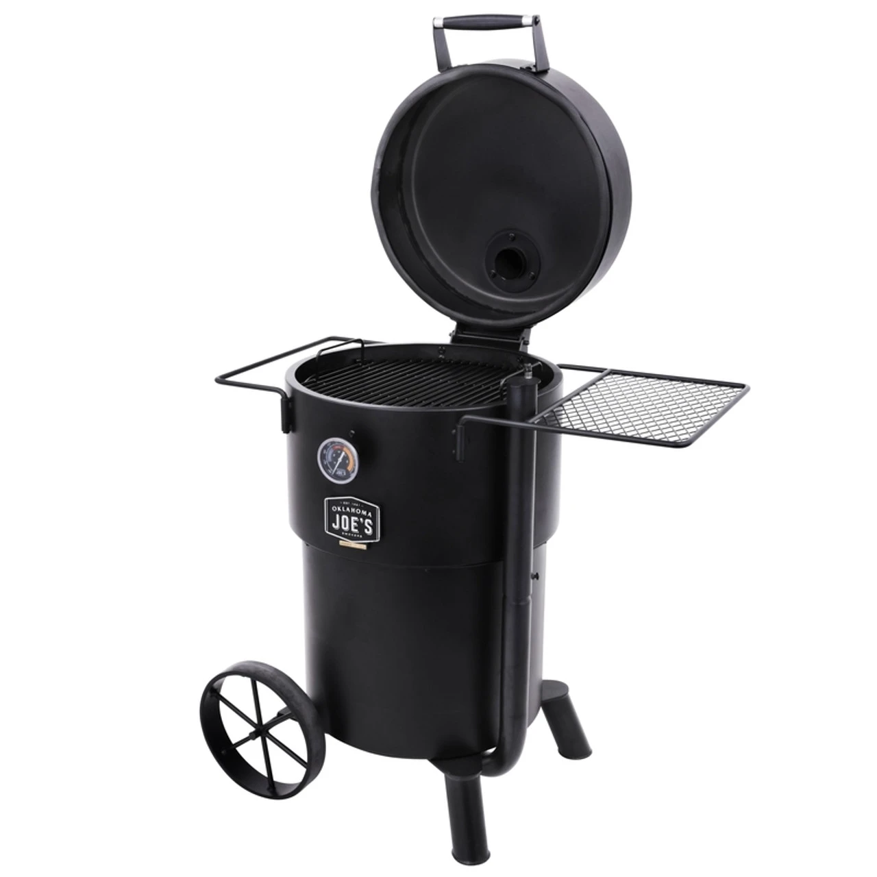 Oklahoma Joes Bronco Charcoal Drum Smoker Black 5 Oklahoma Joes Bronco Charcoal Drum Smoker Black - Image 3