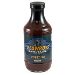 Plowboys BBQ Sweet 180 Sweet & Sassy BBQ Sauce 16 Oz