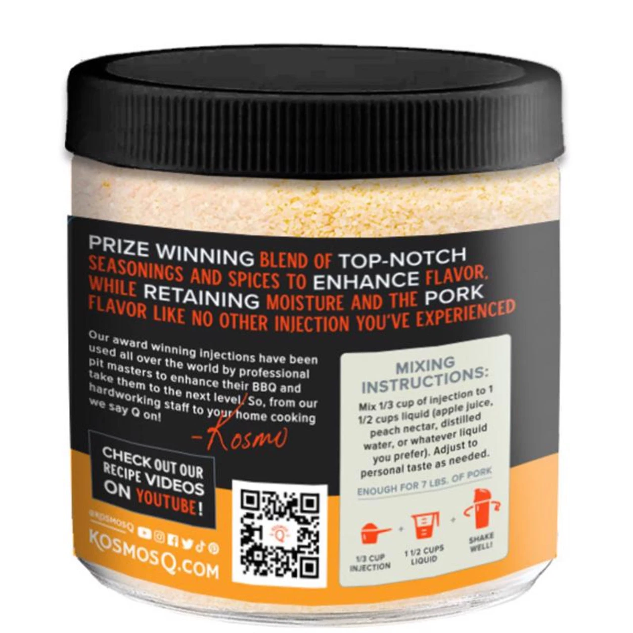 Kosmos Q Injections Original Pork Marinade Mix 16 Oz 4 Kosmos Q Injections Original Pork Marinade Mix 16 Oz - Image 2