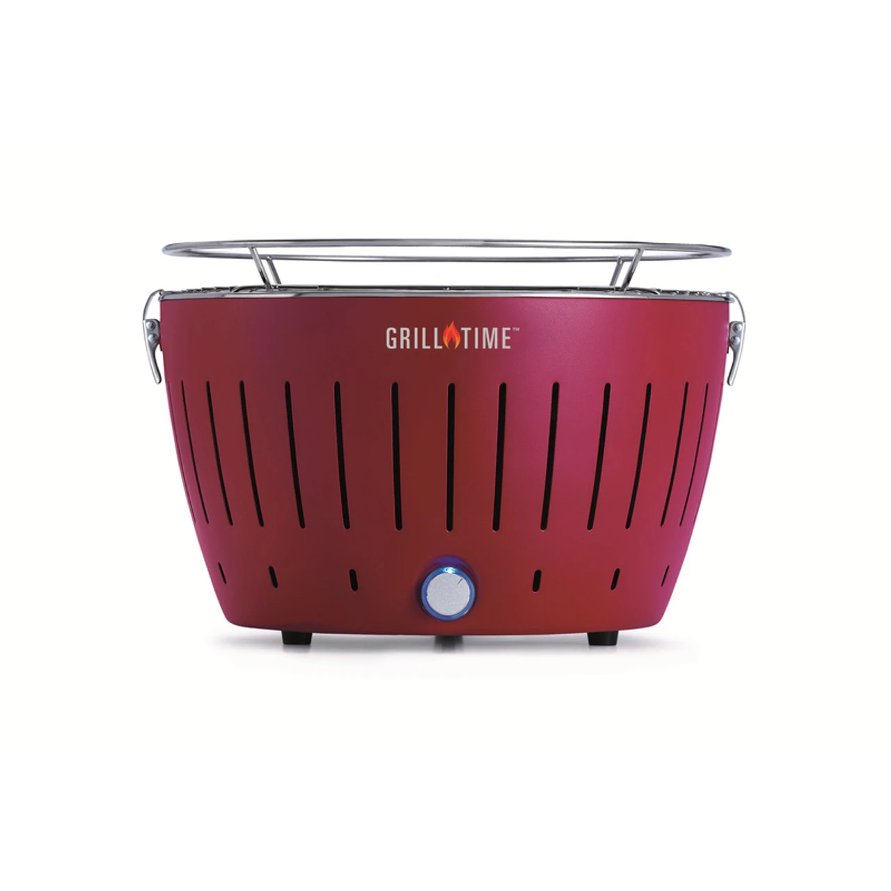 Grill Time 12.5 In. Tailgater GT Charcoal Grill Red 3 Grill Time 12.5 In. Tailgater GT Charcoal Grill Red