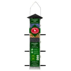 Perky-Pet Wild Bird 3 Lb Plastic Silo Bird Feeder 6 Ports