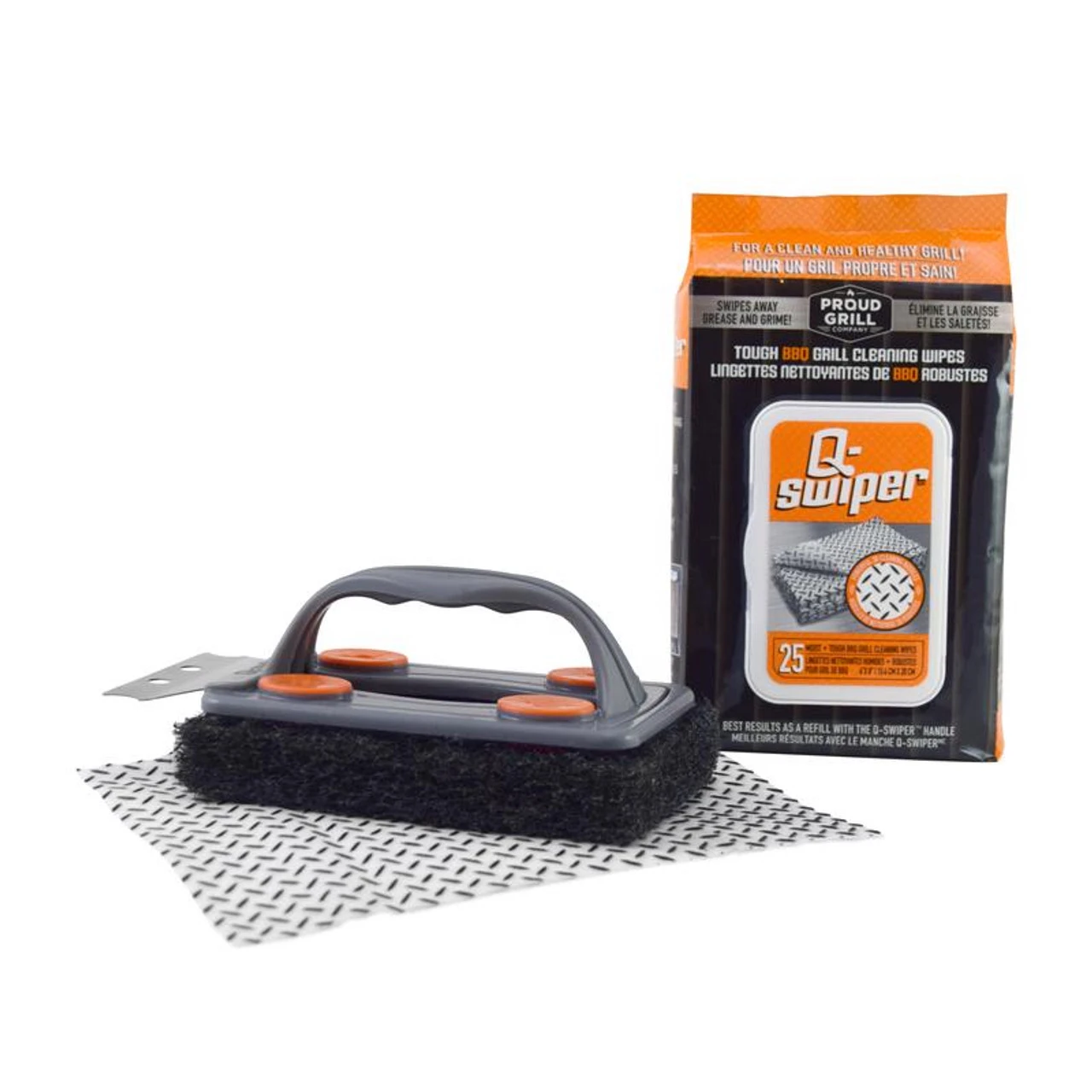 Proud Grill Q-Swiper Bristle-Free Grate Cleaner 26 Pc 4 Proud Grill Q-Swiper Bristle-Free Grate Cleaner 26 Pc - Image 2