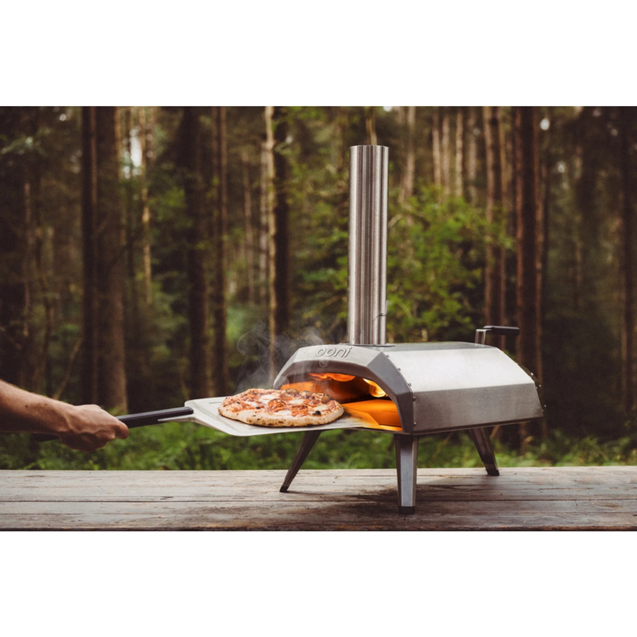Ooni Karu 12 In. Charcoal Outdoor Pizza Oven Silver 5 Ooni Karu 12 In. Charcoal Outdoor Pizza Oven Silver - Image 3