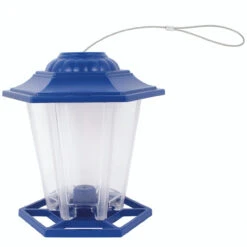 Perky-Pet Wild Bird 1.5 Lb Acrylic/Metal Carriage Bird Feeder 6 Ports