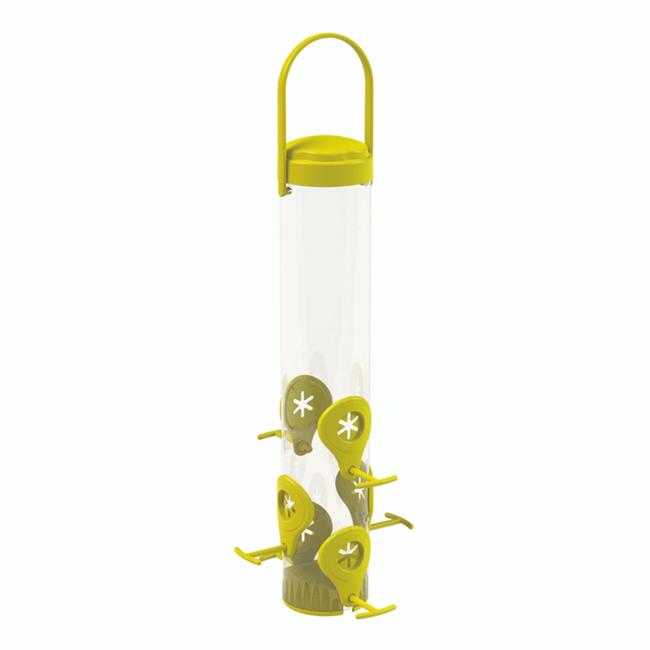 Perky-Pet Finch 1.5 Lb Plastic Tube Bird Feeder 6 Ports 3 Perky-Pet Finch 1.5 Lb Plastic Tube Bird Feeder 6 Ports