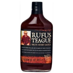 Rufus Teague Touch O Heat BBQ Sauce 16 Oz