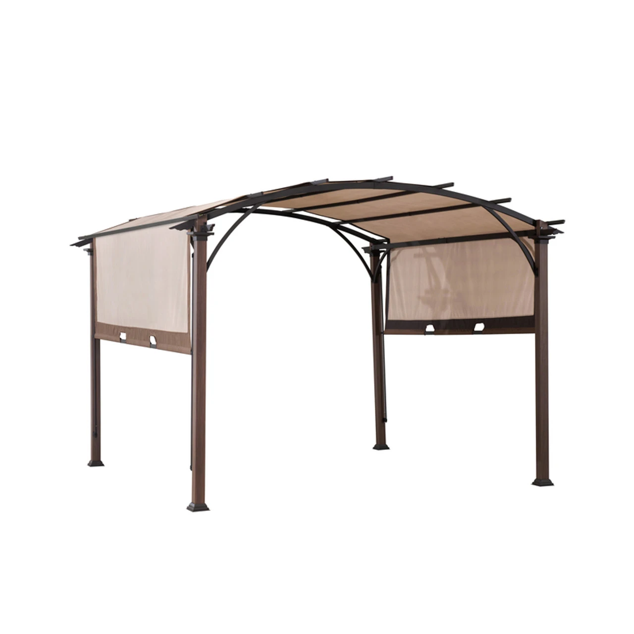 Fabric Arched Pergola 3 Fabric Arched Pergola