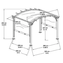 Fabric Arched Pergola 7 Fabric Arched Pergola -Grill Top Griddle Store 8048106 A V9.eps High 54893.1646868101