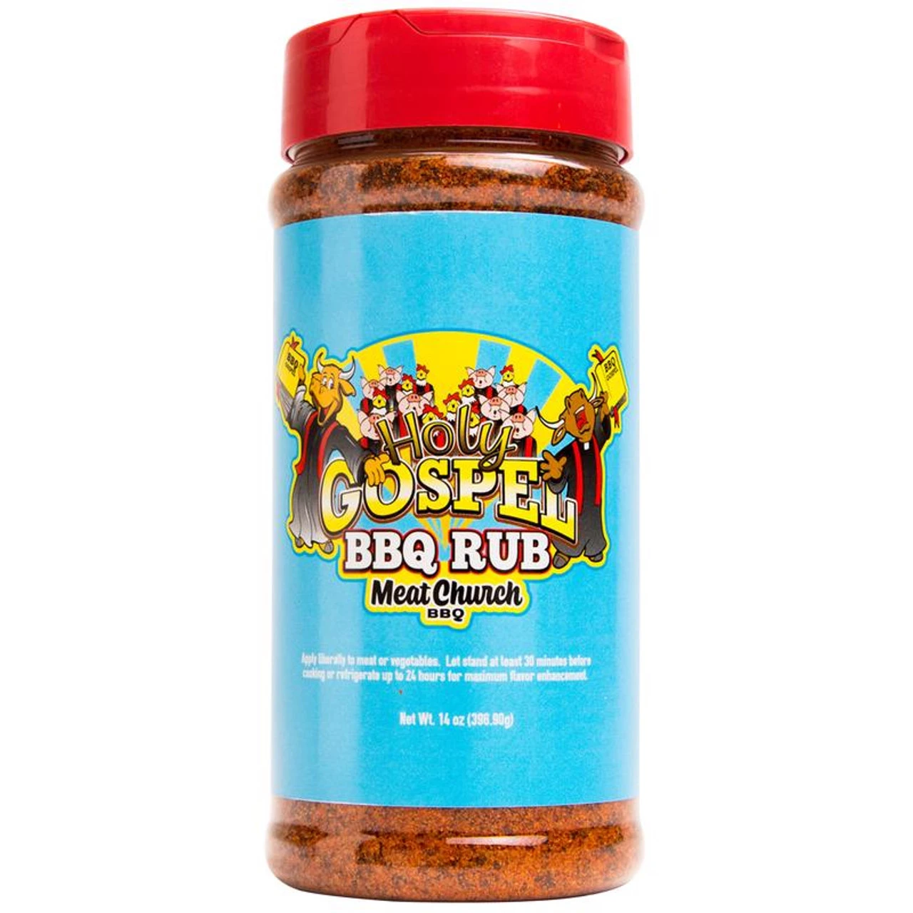 Meat Church BBQ Rub Holy Gospel Seasoning 14 Oz 3 Meat Church BBQ Rub Holy Gospel Seasoning 14 Oz