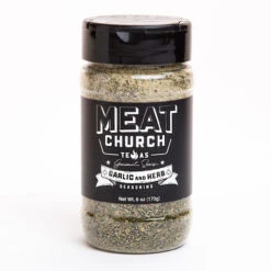 Meat Church Gourmet Series Garlic & Herb Seasoning 6 Oz