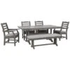 Signature Design By Ashley Visola 6 Pc Contemporary Dining Set Gray -Grill Top Griddle Store 8066167 A.eps High 60268.1707924652