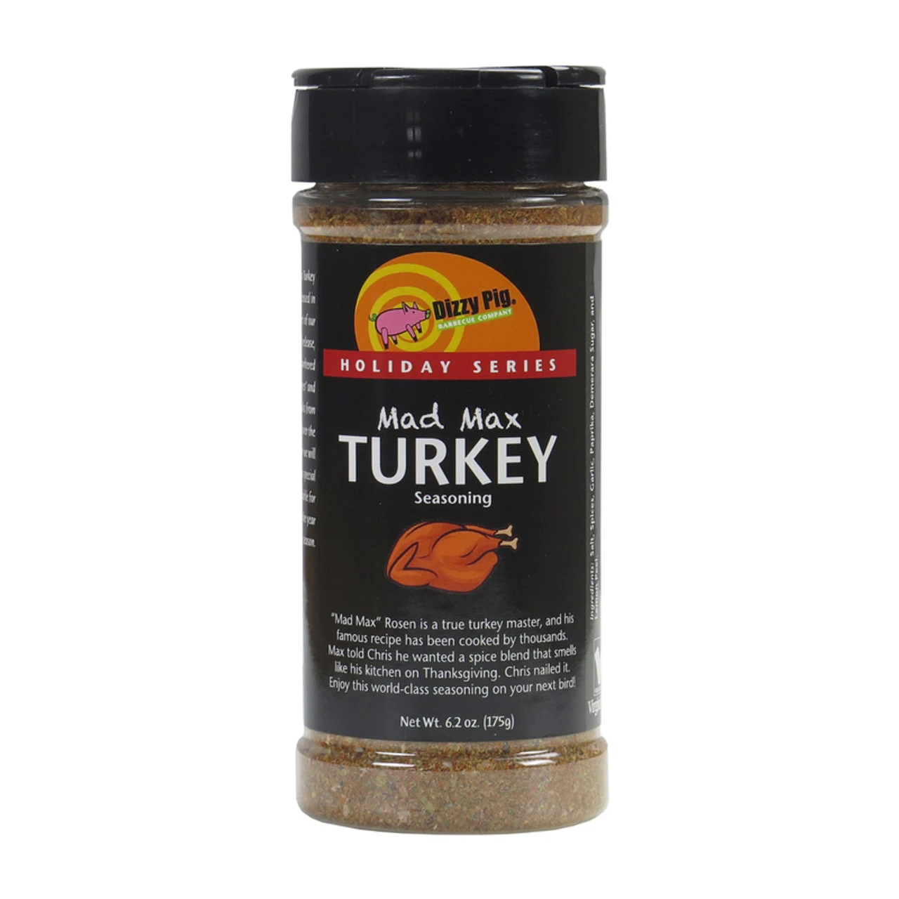 Dizzy Pig Mad Max Turkey Roasty BBQ Rub 6.2 Oz 2 Dizzy Pig Mad Max Turkey Roasty BBQ Rub 6.2 Oz