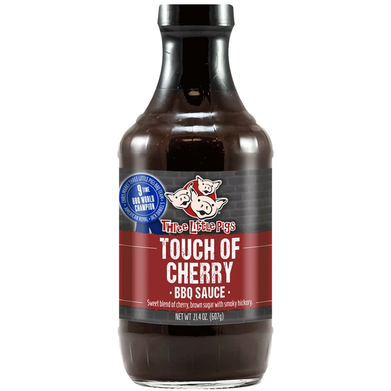 Three Little Pigs Touch Of Cherry BBQ Sauce 21.4 Oz 3 Three Little Pigs Touch Of Cherry BBQ Sauce 21.4 Oz