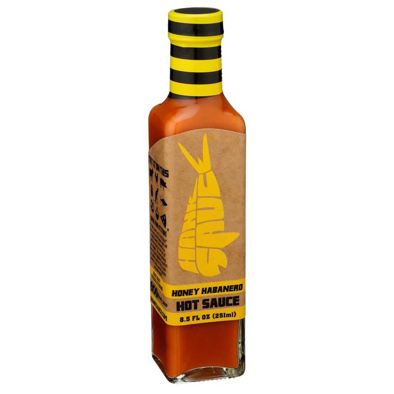 Hank Sauce Honey Habanero Hot Sauce 8.5 Oz 3 Hank Sauce Honey Habanero Hot Sauce 8.5 Oz
