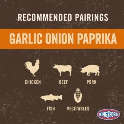 Kingsford Signature Flavors All Natural Garlic Onion Paprika Charcoal Briquettes 8 Lb -Grill Top Griddle Store 8072422 A V2.eps High 18775.1648132556