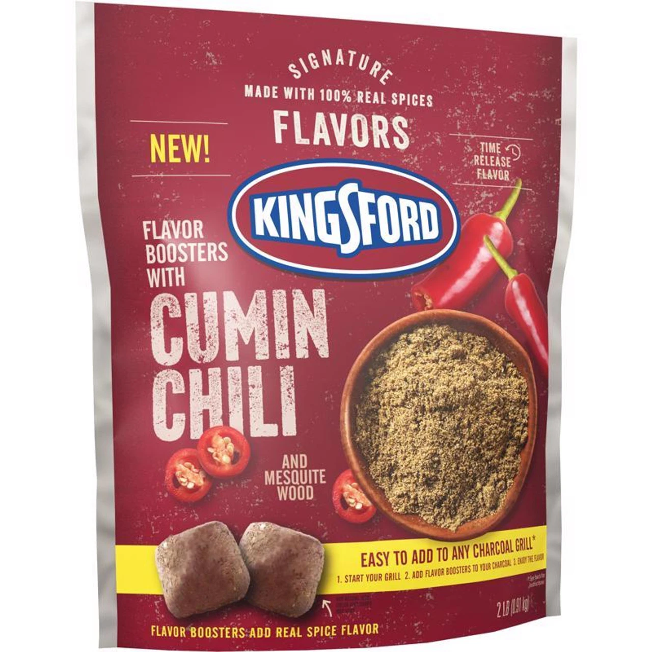 Kingsford Signature Flavors All Natural Chili Cumin Charcoal Briquettes 2LB 3 Kingsford Signature Flavors All Natural Chili Cumin Charcoal Briquettes 2LB