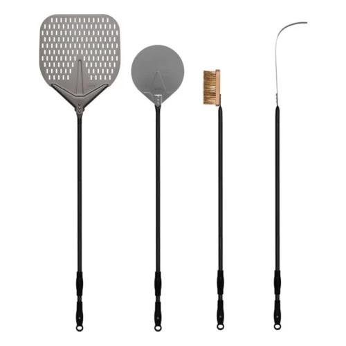Alfa Ovens Stainless Steel 48" Pizza Peel Set 4 Pc AC-4PSET48BK