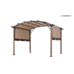 Living Accents Fabric Arched Arched Pergola