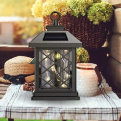 Feit Solar Fixtures 7 In. Solar Power Bronze Hanging Pathway Light -Grill Top Griddle Store 8081013 A V2.eps High 99012.1740094989