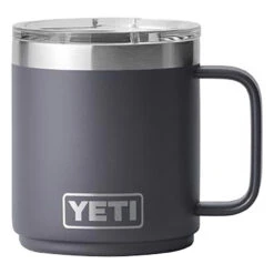 Yeti Coolers YETI Rambler 10 Oz Charcoal BPA Free Mug With MagSlider Lid